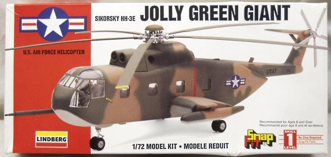Lindberg 1/72 Sikorsky HH-3E Jolly Green Giant, 71141 plastic model kit